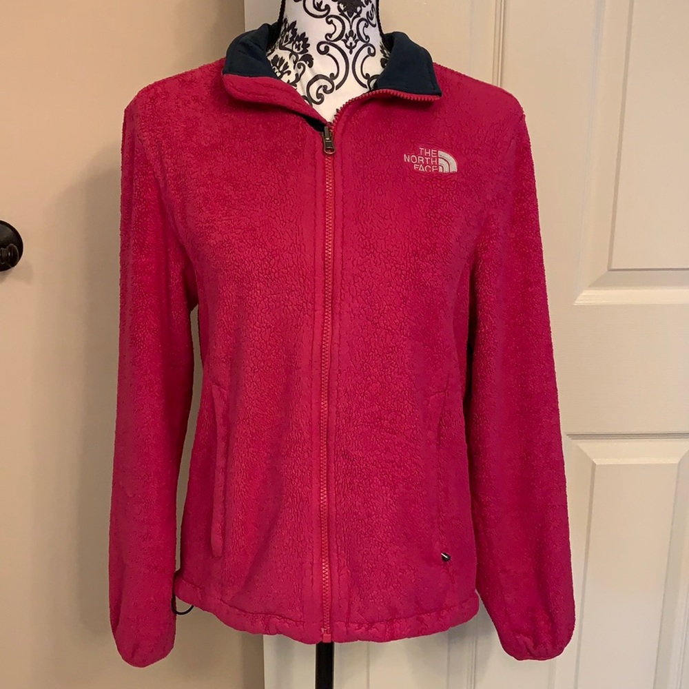 North Face full zip fleece jacket